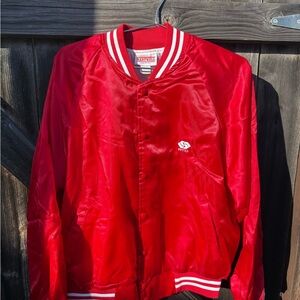 Vintage Made in USA Red RTD varsity jacket